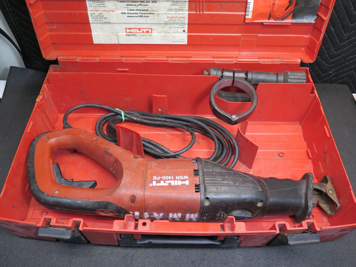Hilti WSR 1400-PE Heavy-duty Reciprocating Saw Demolition Corded Electric 120V
