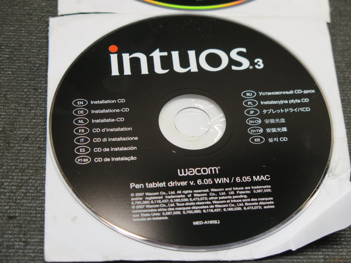 WACOM Cintiq Intuos 3 Utility Software & Driver Discs