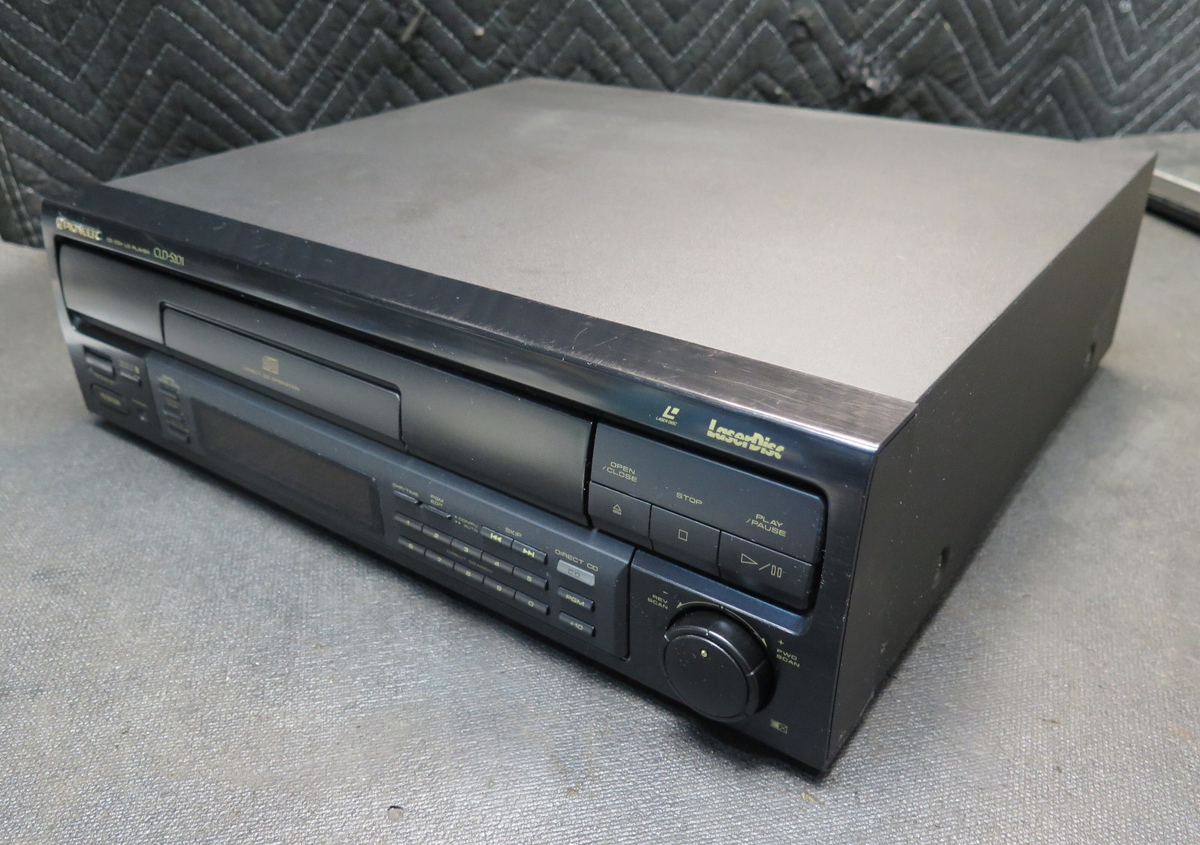 Pioneer Laser Disc Player CLD-S201 w/ RCA Cables - *SERVICED* - No Remote -
