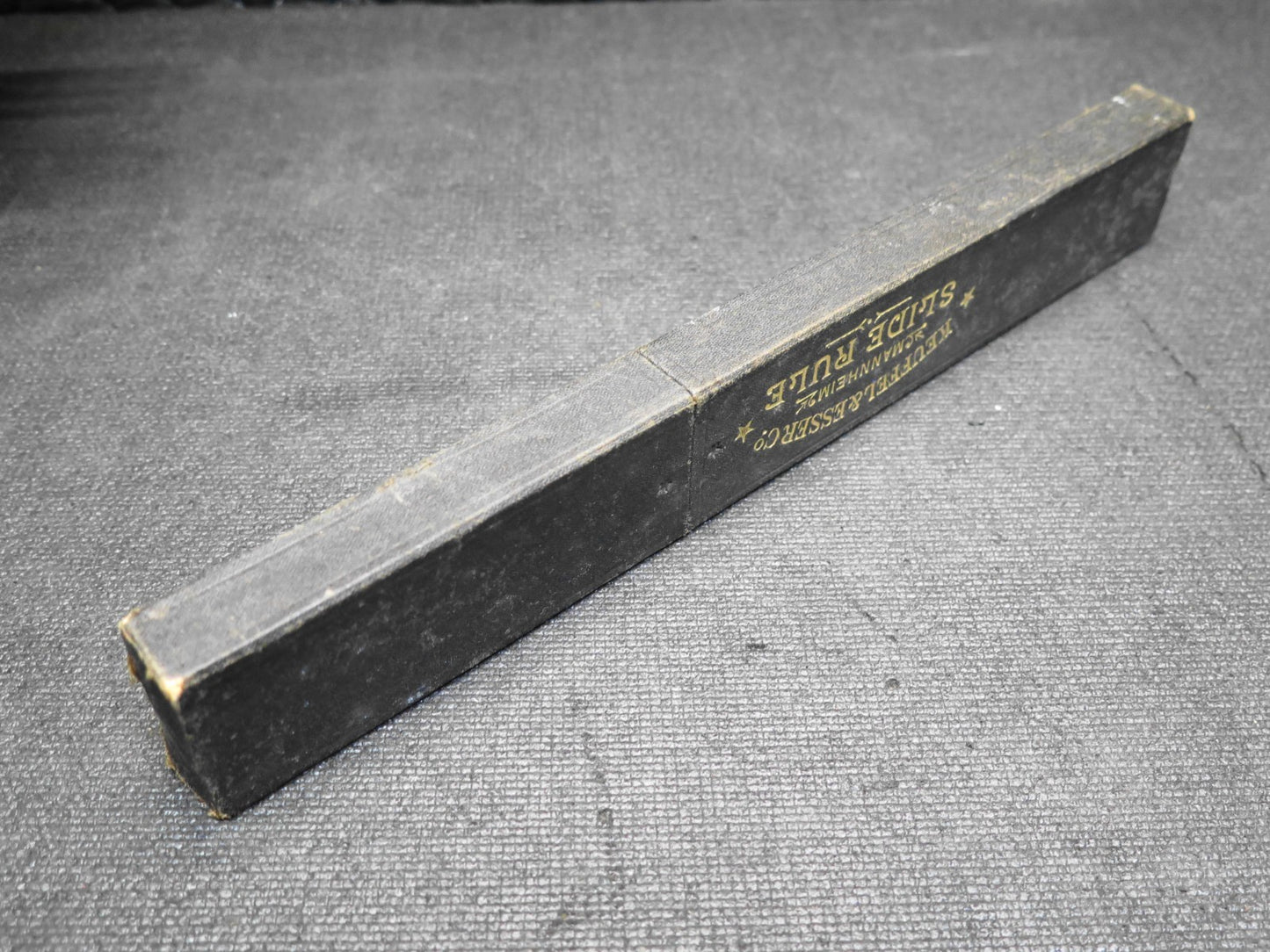 Antique Keuffel + Esser- Mannheim SLIDE RULE in Original Box Patent June 5.1900