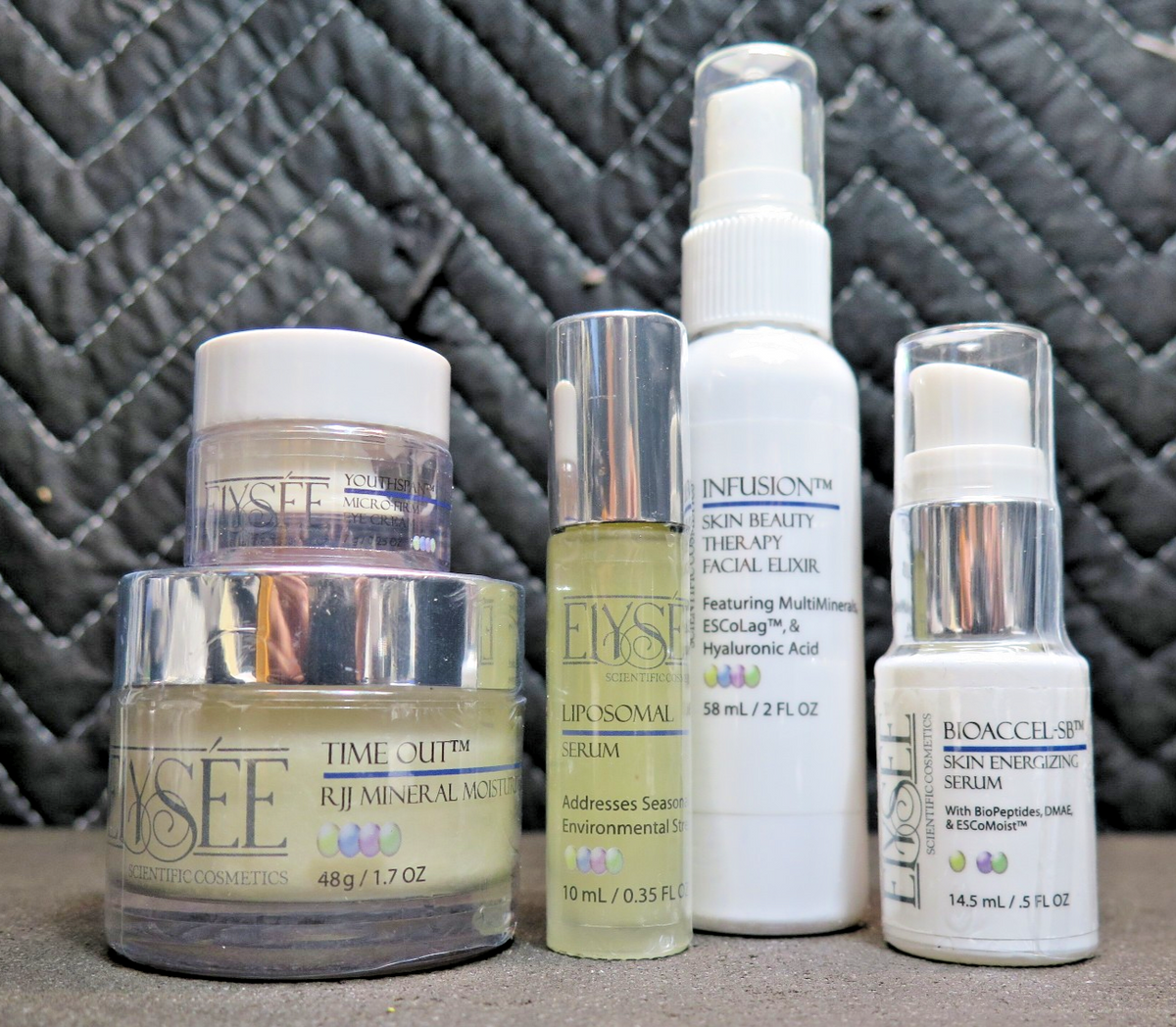 ELYSEE Stressed Skin Rehab System - Moisturizer, Eye creme, Serum x2, Elixir