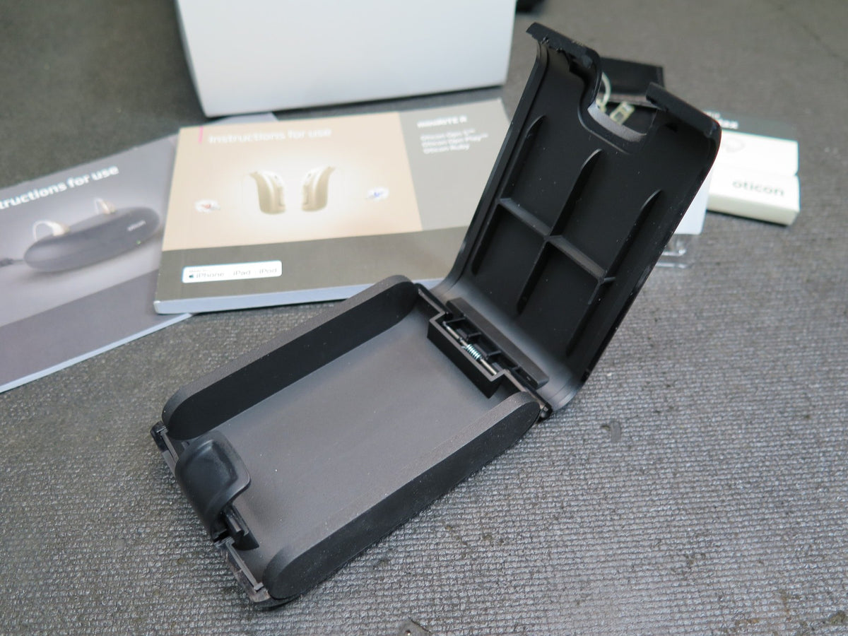 Oticon OPN S1 miniRITE R - Pair Left & Right w/ Charger - iPhone - bluetooth