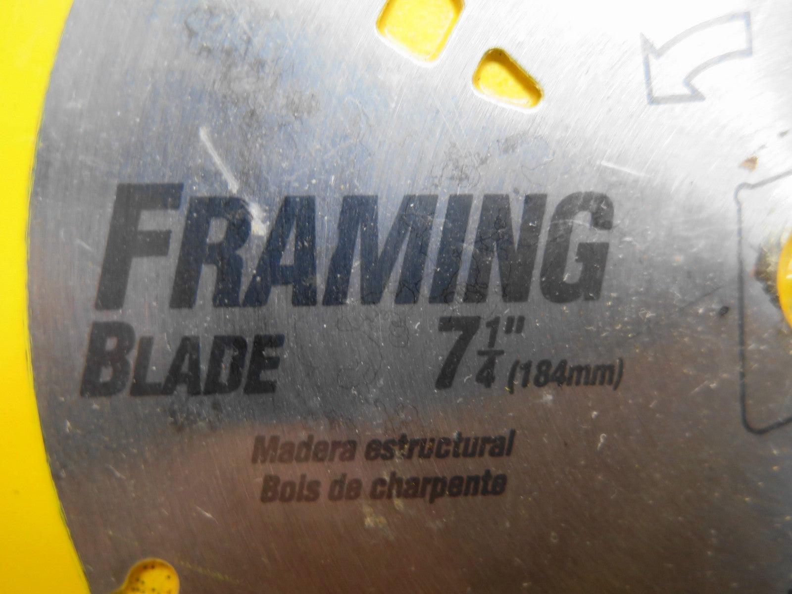 Dewalt Circular Saw Blade DW3178 - 7 1/4 in Diameter - Tungsten Carbide 24 Teeth