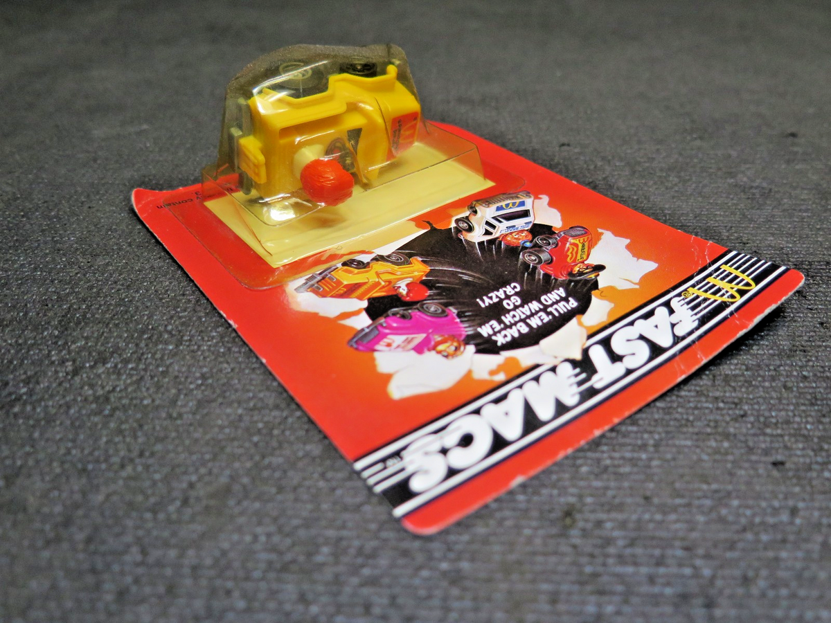 McDonald's 1985 Fast Macs Happy Meal Ronald Mini Pull Back Jeep in Package
