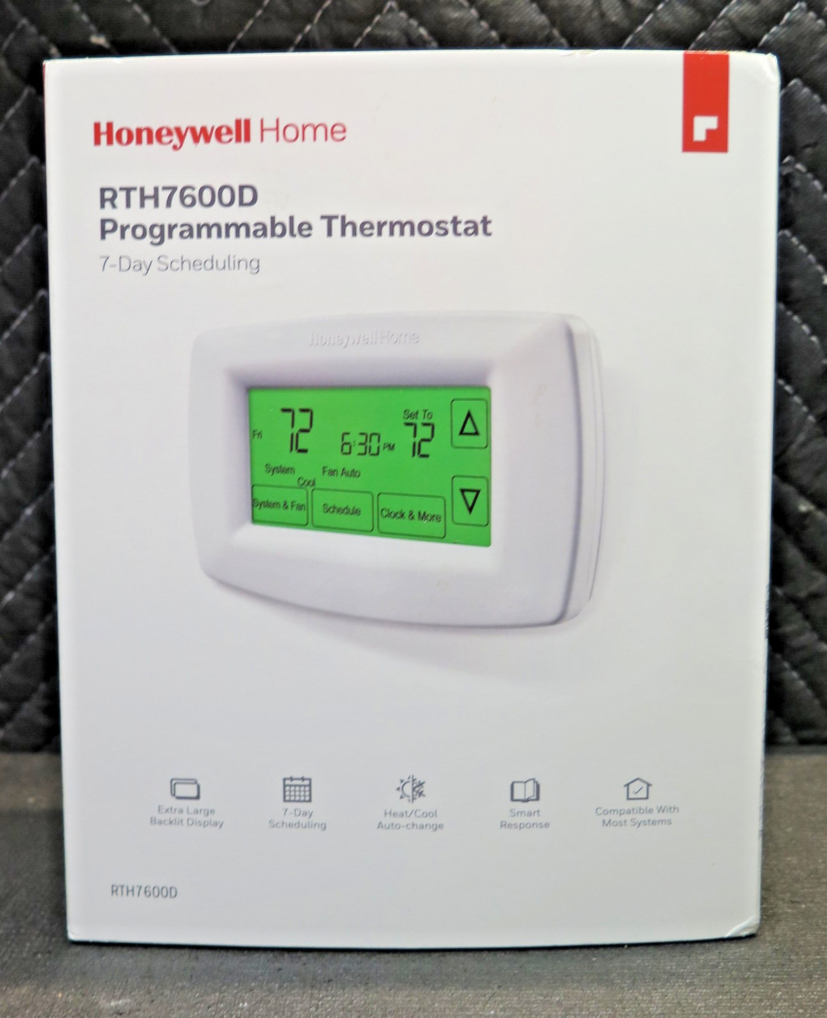 Honeywell Home RTH7600D 7-Day Programmable Touchscreen Thermostat NEW