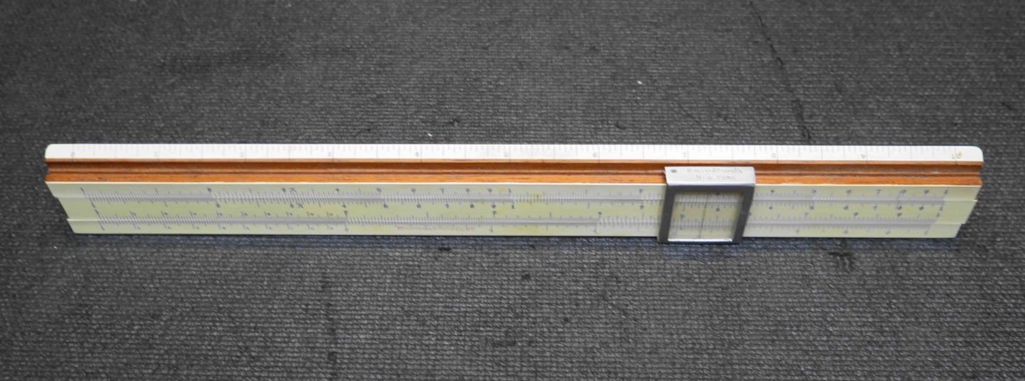 Antique Keuffel + Esser- Mannheim SLIDE RULE in Original Box Patent June 5.1900