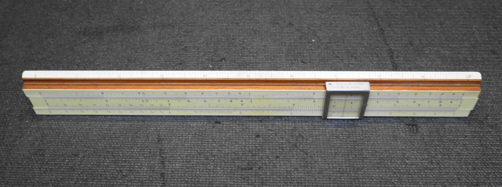 Antique Keuffel + Esser- Mannheim SLIDE RULE in Original Box Patent June 5.1900