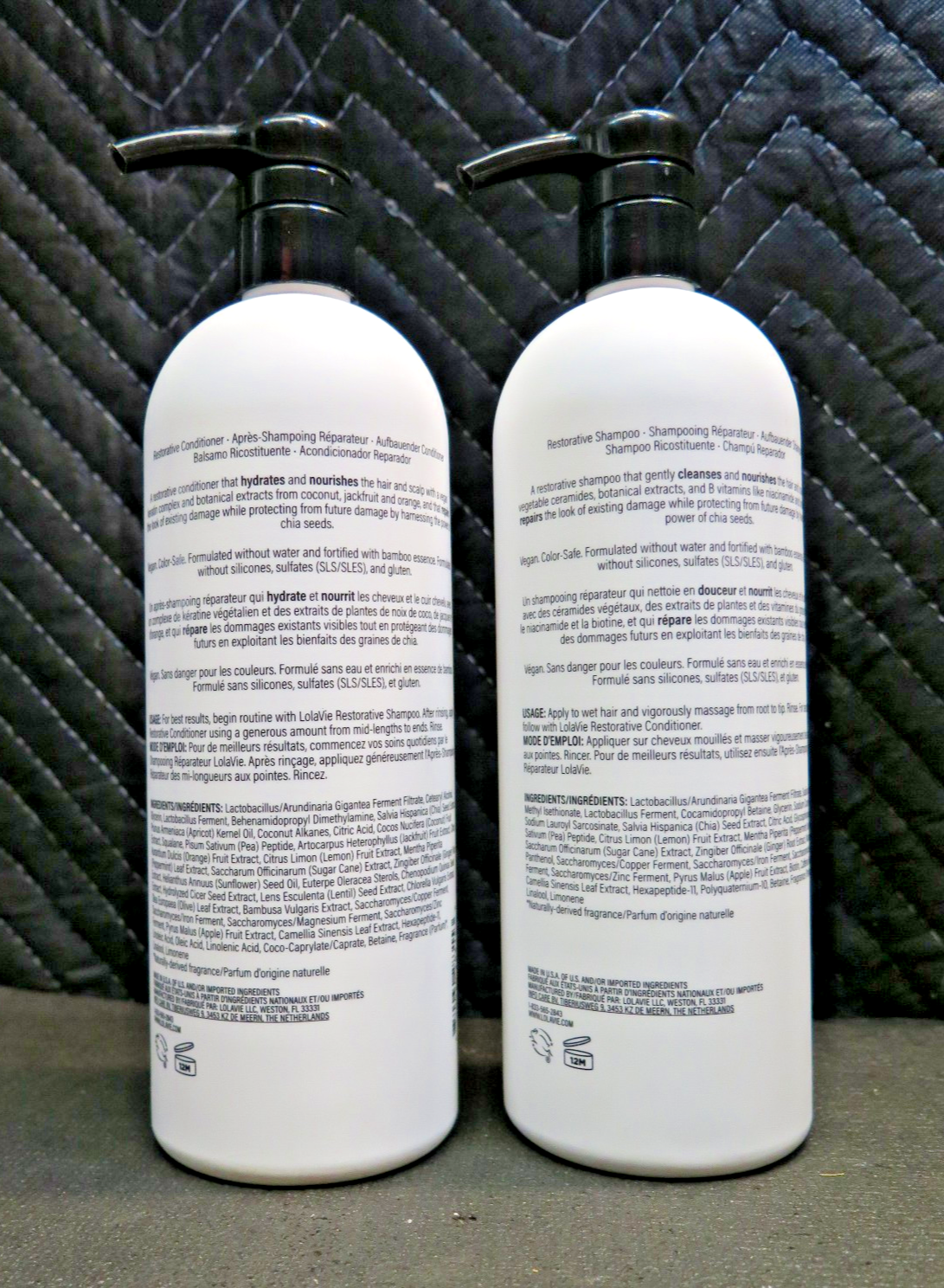 LOLAVIE by Jennifer Aniston Restorative Shampoo & Conditioner Jumbo 710 mL - NEW