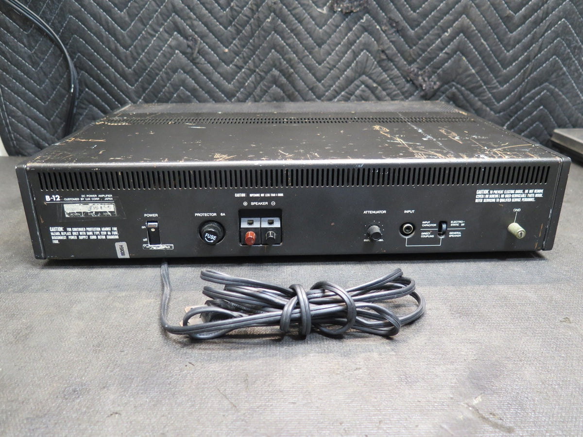 PAIR of Luxman B-12 Monaural  150w Power Amplifier - *SERVICED* (300w Total)