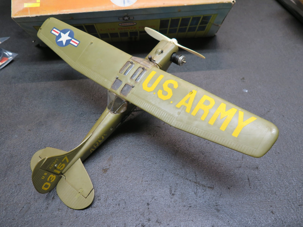Vintage Aurora L-19 Bird Dog Control Line Airplane with Box