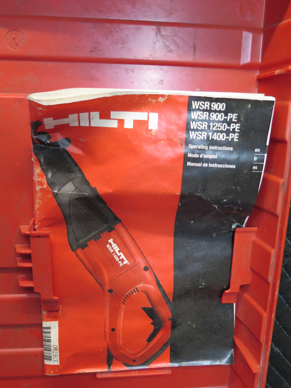 Hilti WSR 1400-PE Heavy-duty Reciprocating Saw Demolition Corded Electric 120V