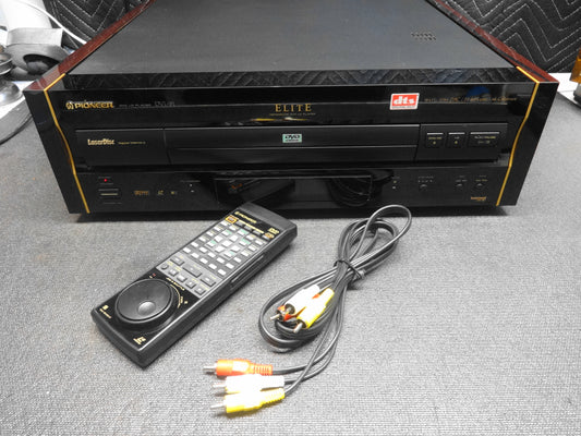 Pioneer Elite DVL-91 LaserDisc Player w/ Remote & Cables - *SERVICED*