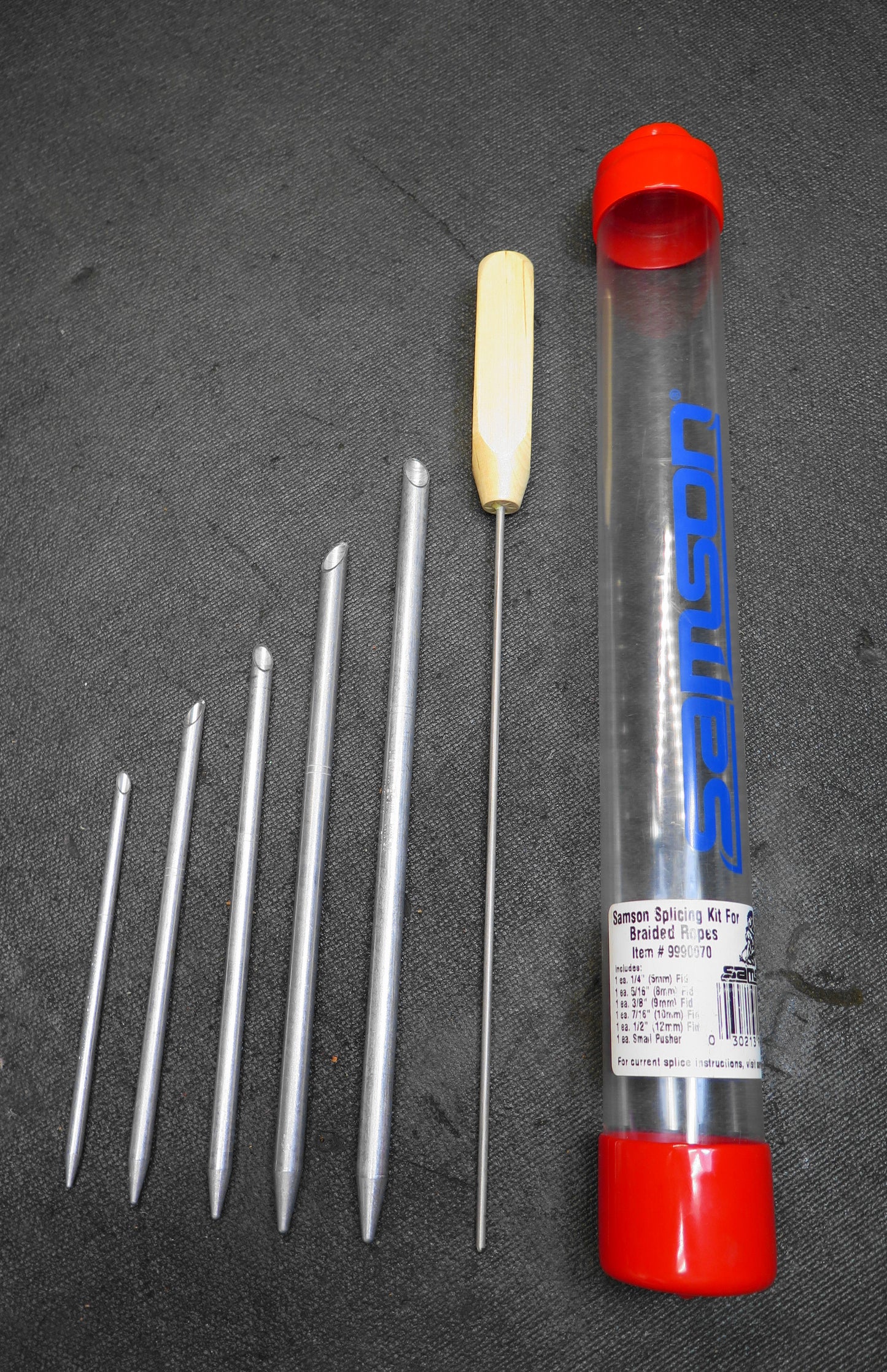 Samson Splicing Kit For Braided Ropes W/ 5 Fids & Pusher - #9990070
