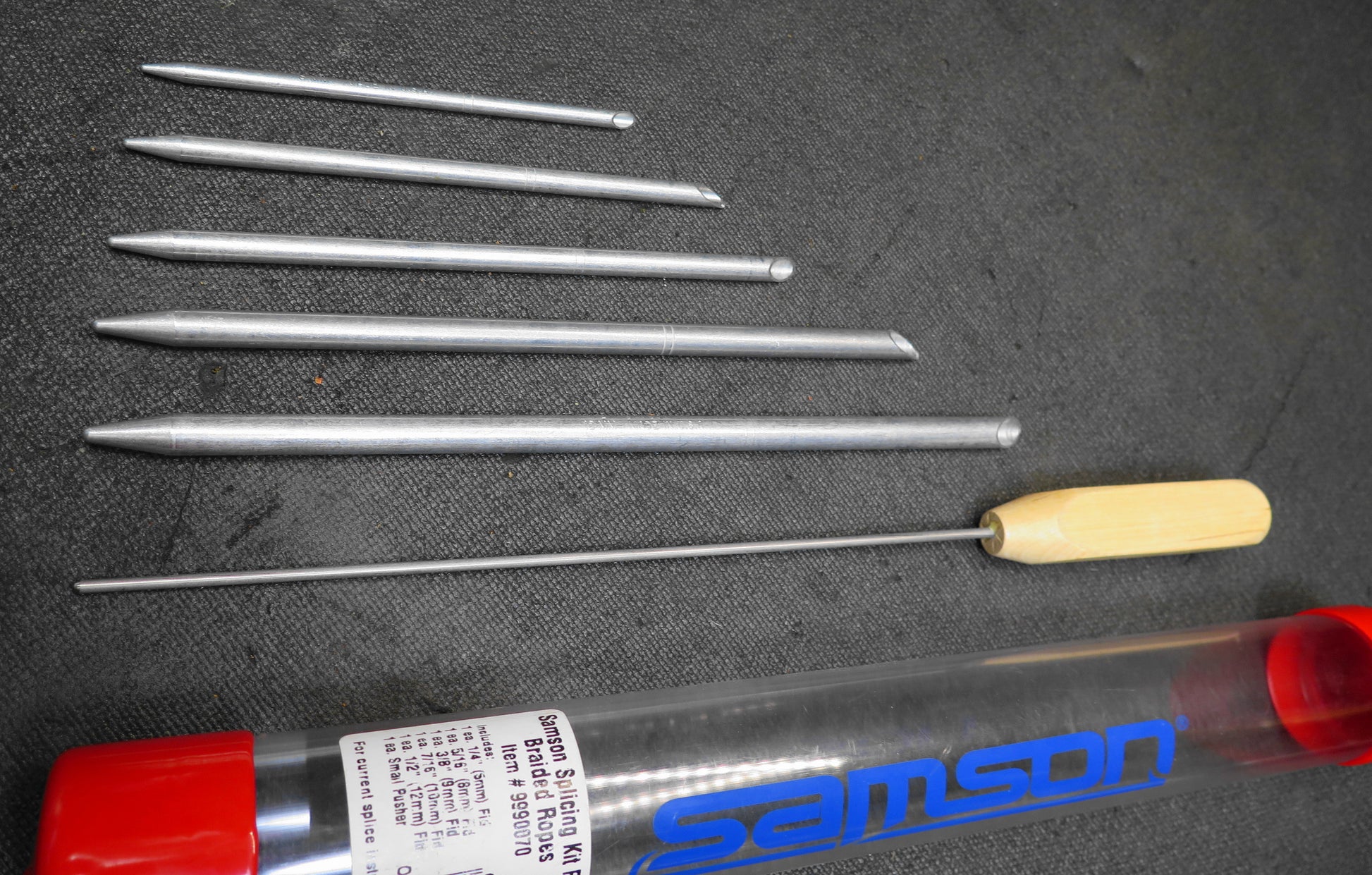 Samson Splicing Kit For Braided Ropes W/ 5 Fids & Pusher - #9990070