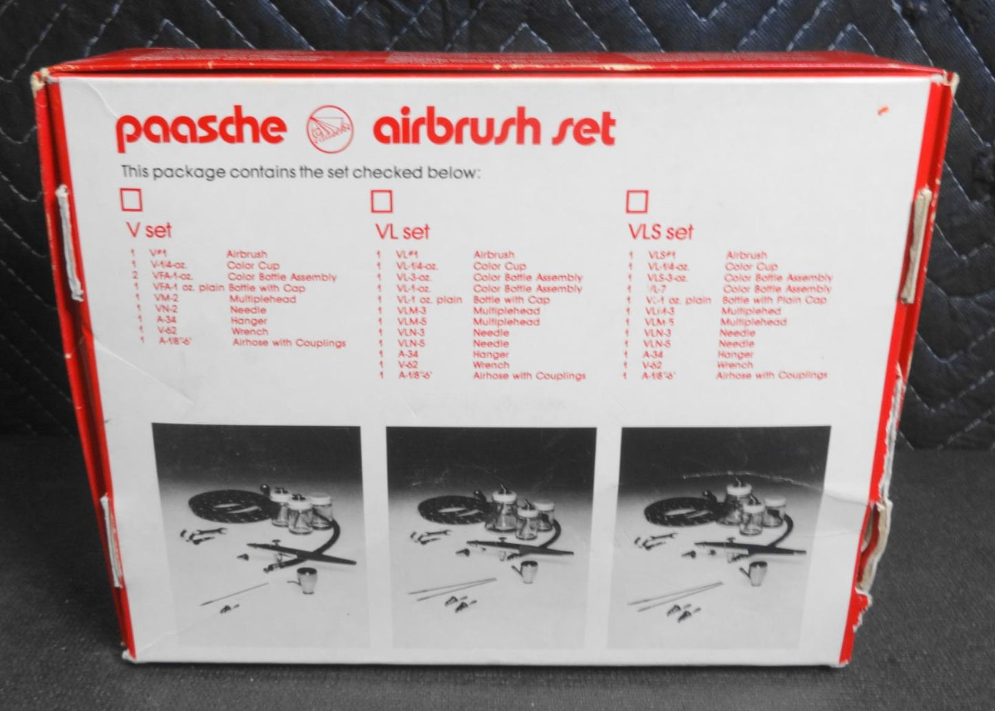 Paasche Double Action Airbrush VL Set