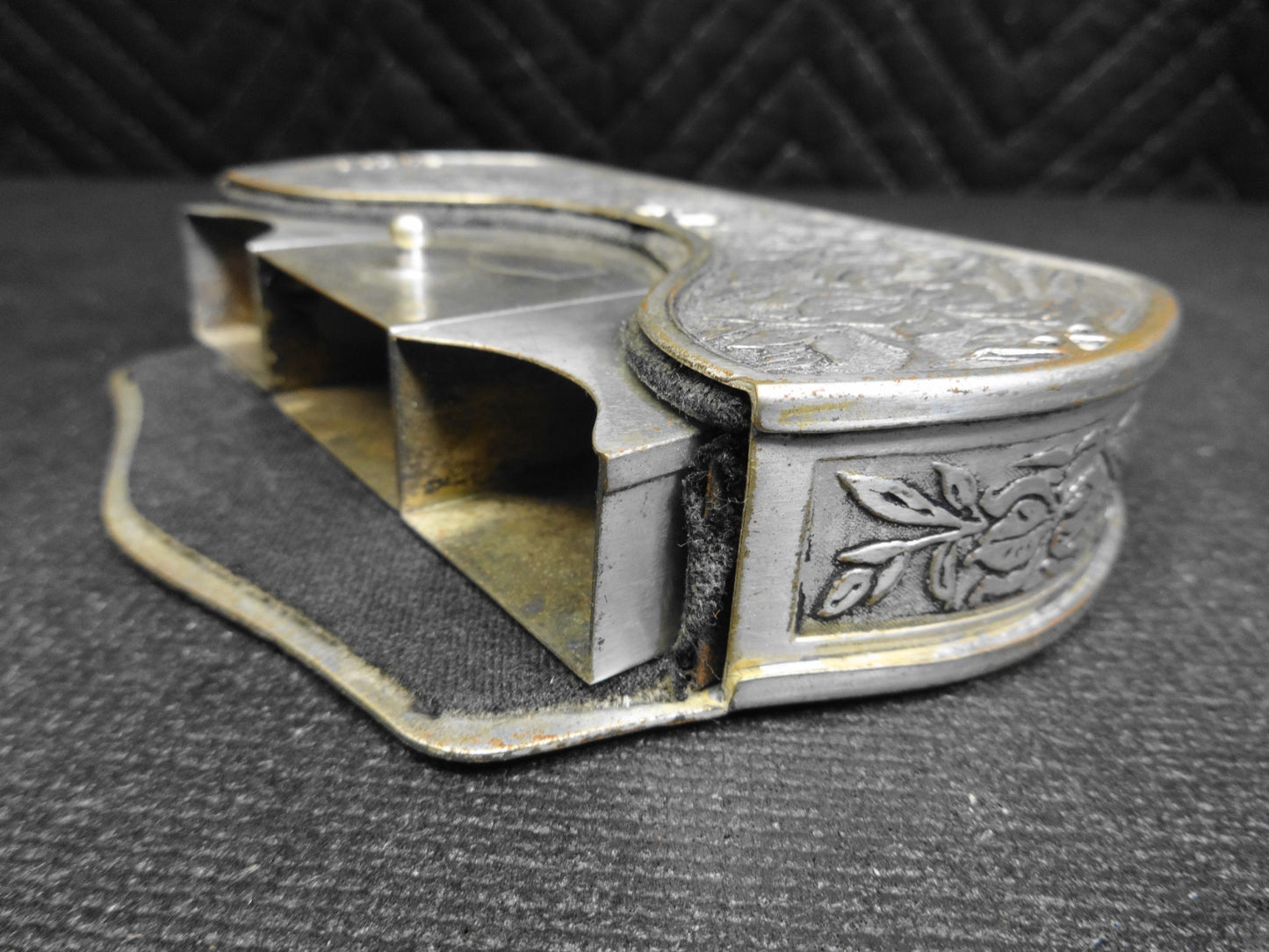 1924 Elgin Clock Co "Smoker" Automobile Smoking Cigarette & Match holder