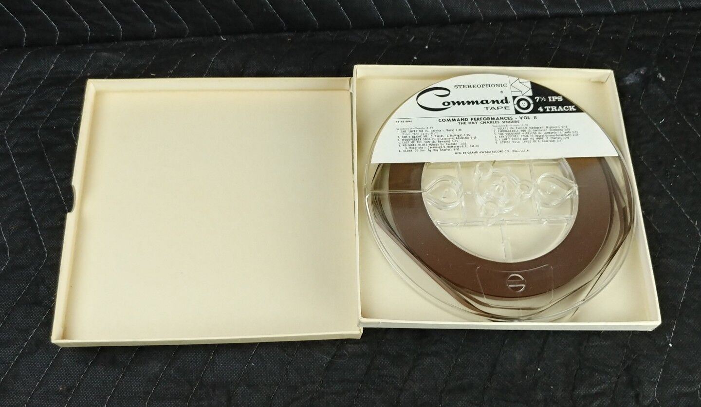 THE RAY CHARLES SINGERS Volume 2,  4 TRACK 7.5 IPS REEL TO REEL TAPE