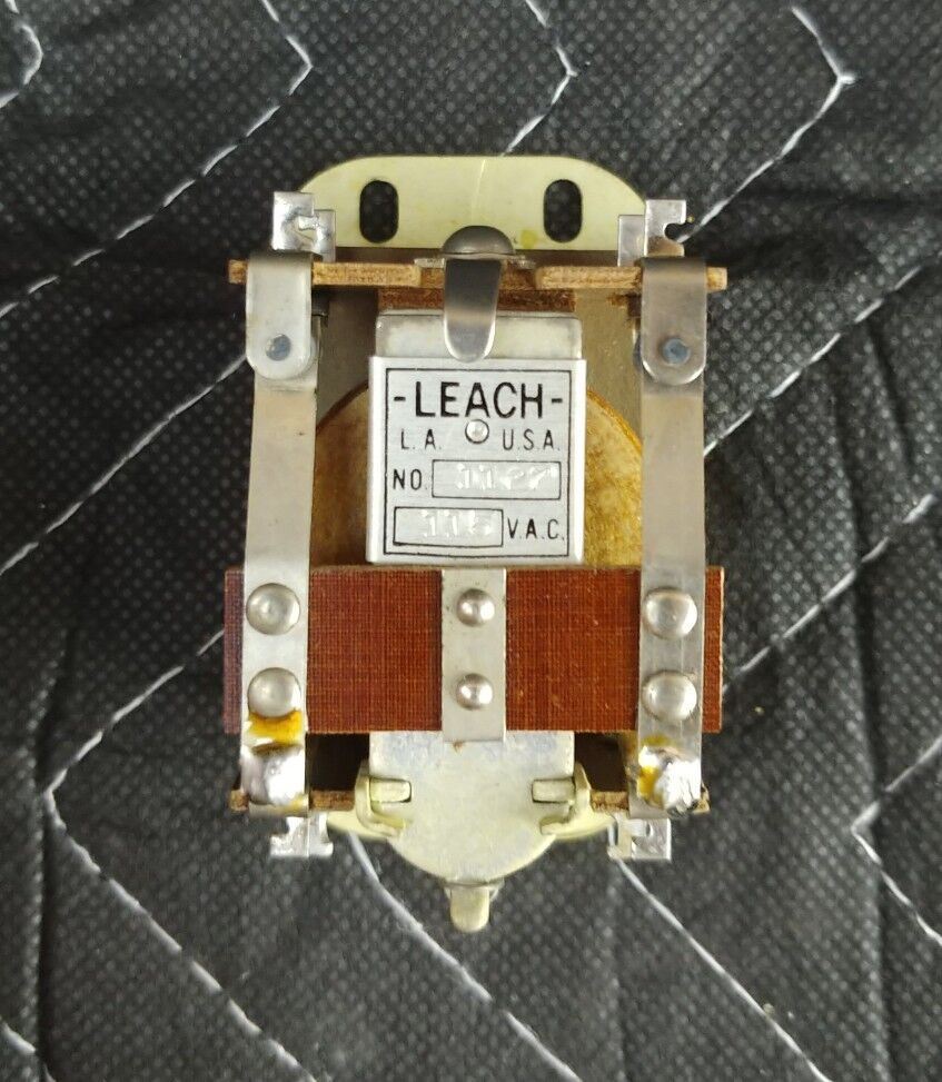 VINTAGE LEACH RELAY P/N 1127 - 115VAC