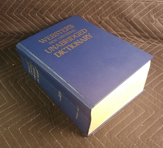 Webster's NEW UNIVERSAL Unabridged Dictionary Deluxe Second Edition 1983 Book