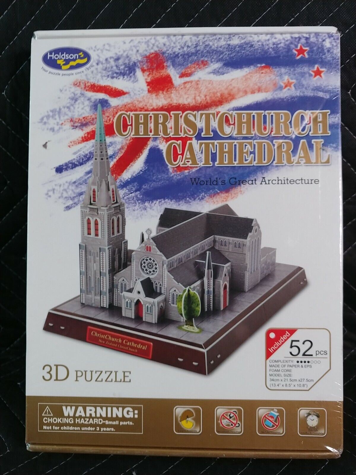Christchurch Cathedral 3D 52 Piece Puzzle - B468-4 - Holdson