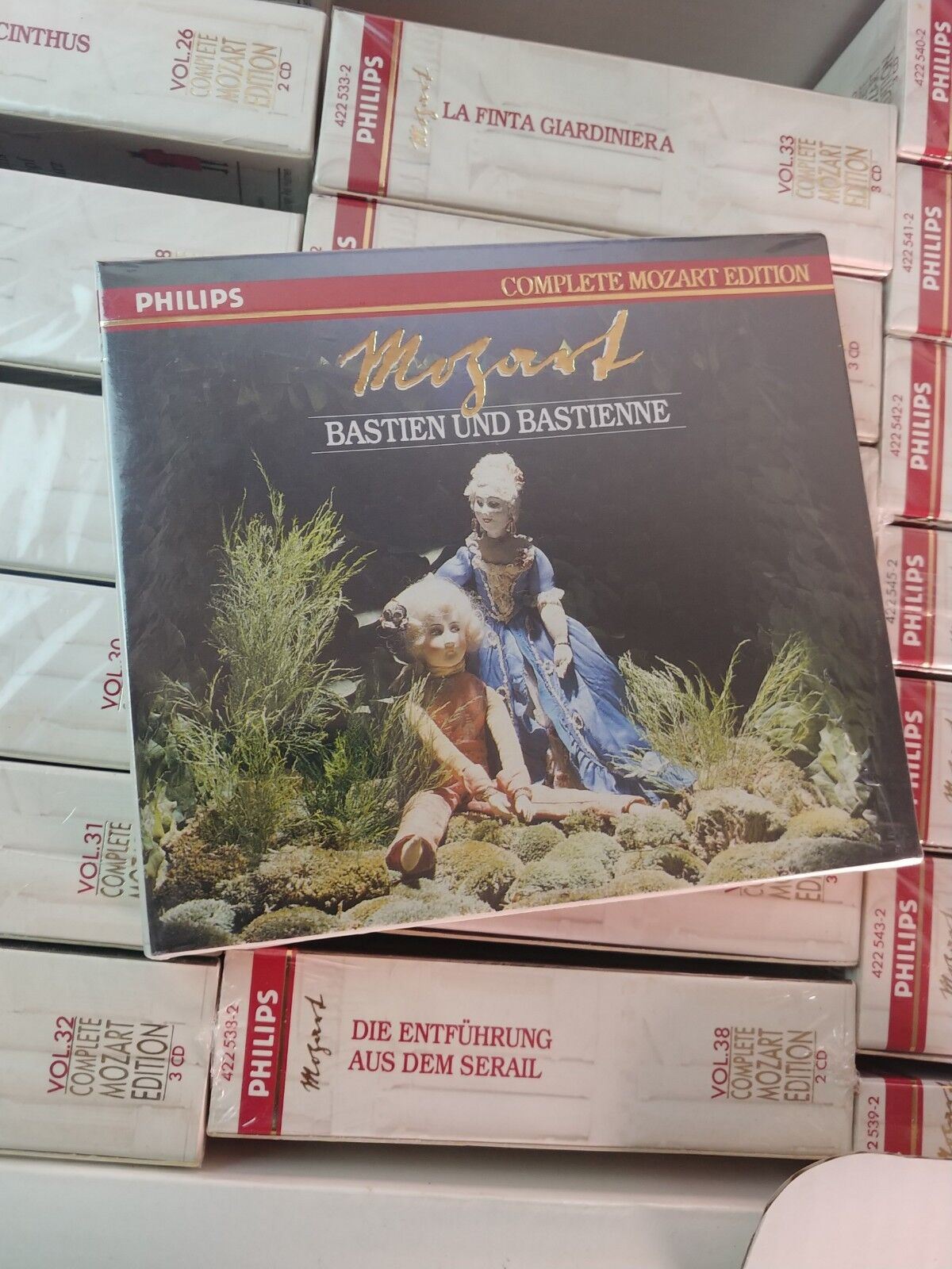 Mozart Bastien Und Bastienne CD Vol. 27 Philips 422 527-2 Uwe Christian Harrer