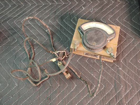 Vintage KRW KR Wilson Generator Test Meter Ford Model T A Tool w/ Leads & Clips