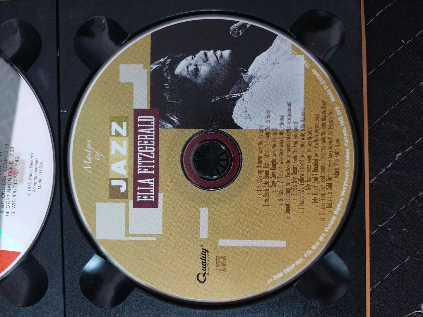 MASTERS of JAZZ 4 CD Set BILLIE HOLIDAY Miles Davis CHARLIE PAKER E. Fitzgerald