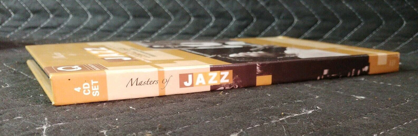 MASTERS of JAZZ 4 CD Set BILLIE HOLIDAY Miles Davis CHARLIE PAKER E. Fitzgerald