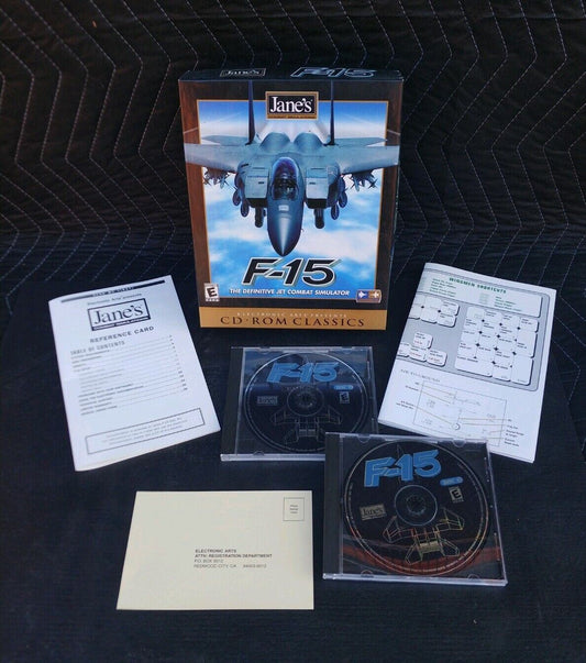 (W) Jane's Combat Simulations F-15 Definitive Jet Video Game Factory Sealed
