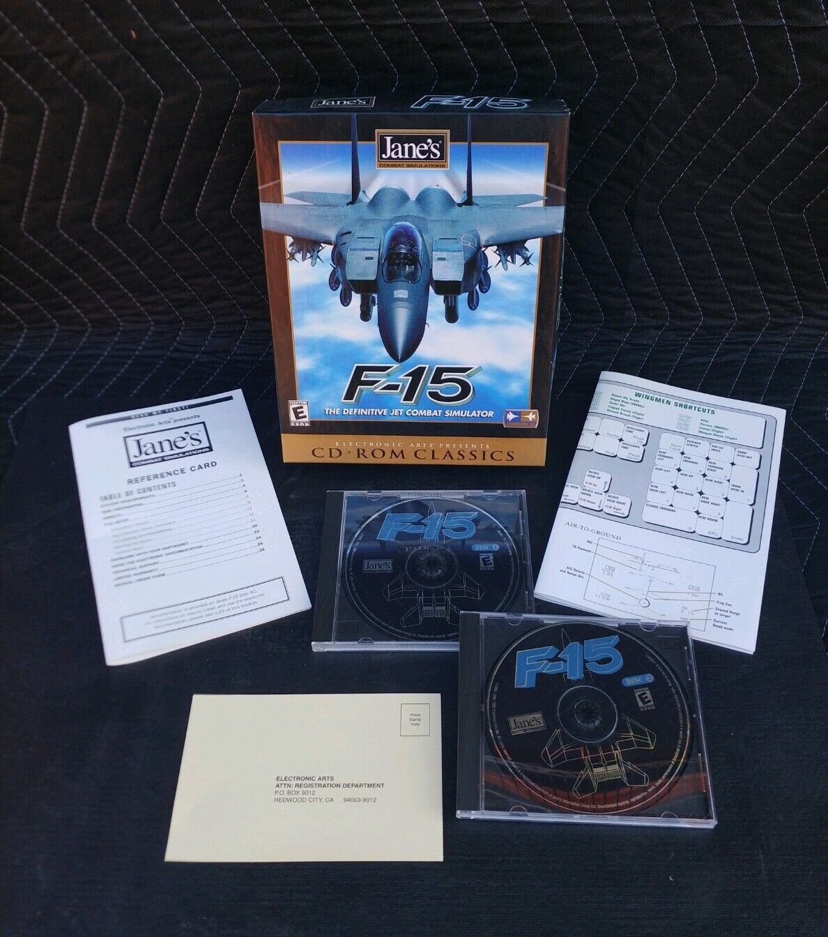 (W) Jane's Combat Simulations F-15 Definitive Jet Video Game Factory Sealed