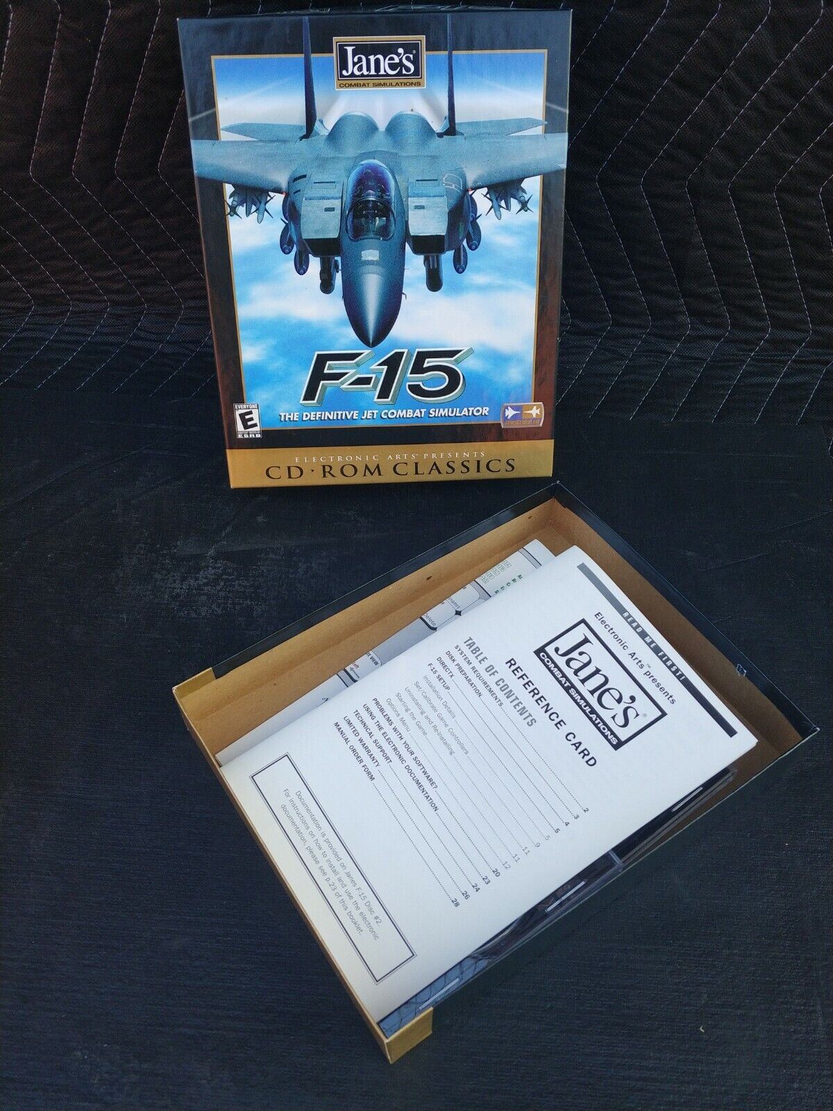 (W) Jane's Combat Simulations F-15 Definitive Jet Video Game Factory Sealed