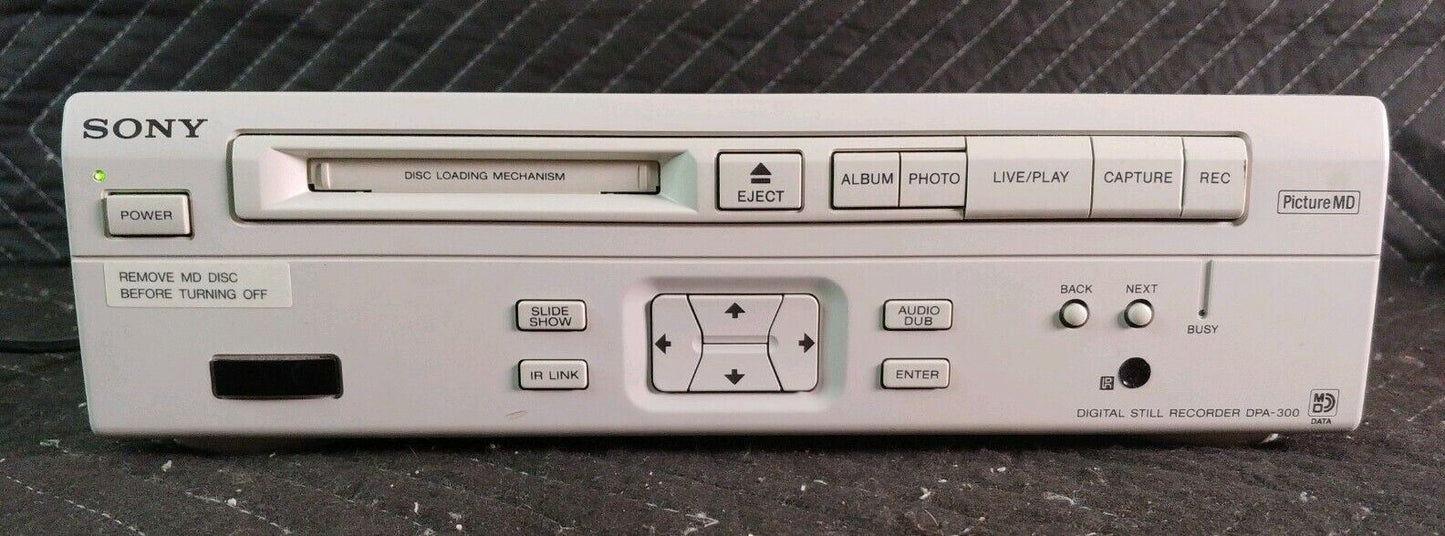 Sony DPA-300 Digital Still Image Recorder 