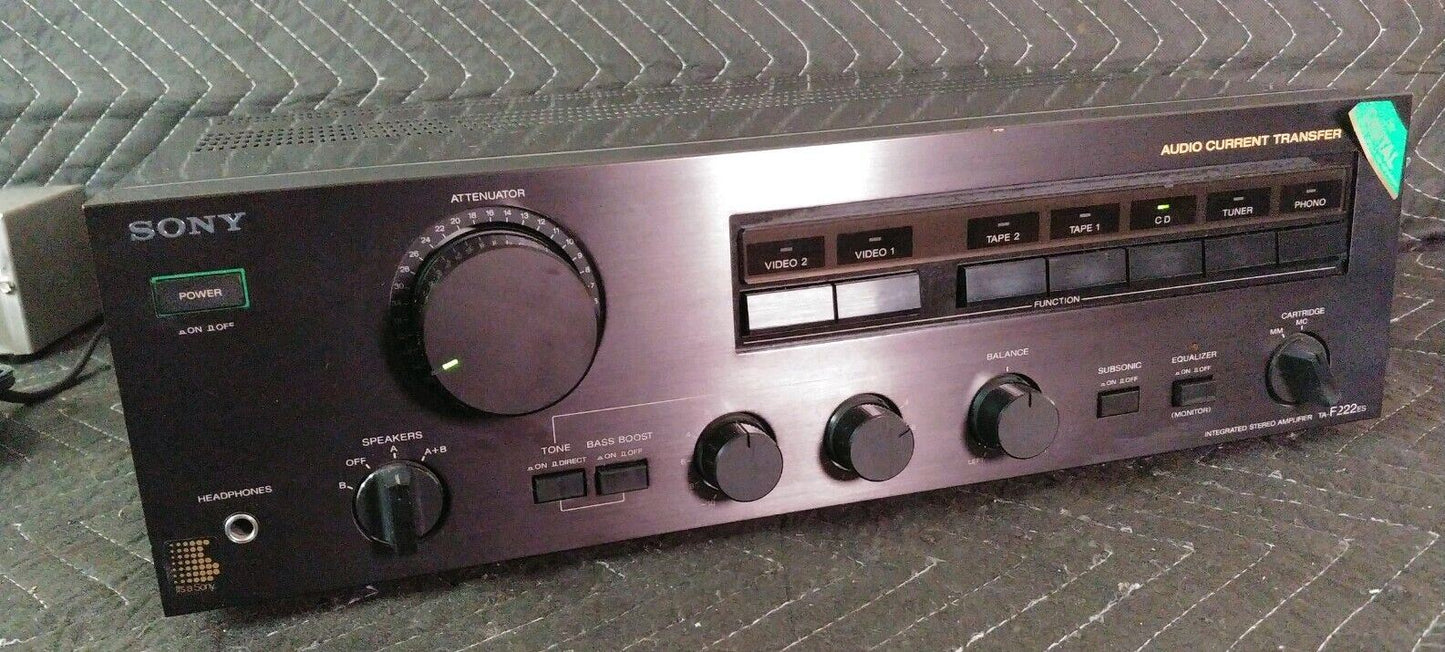 SONY TA-F222ES Integrated Amplifier - AC110V - Working