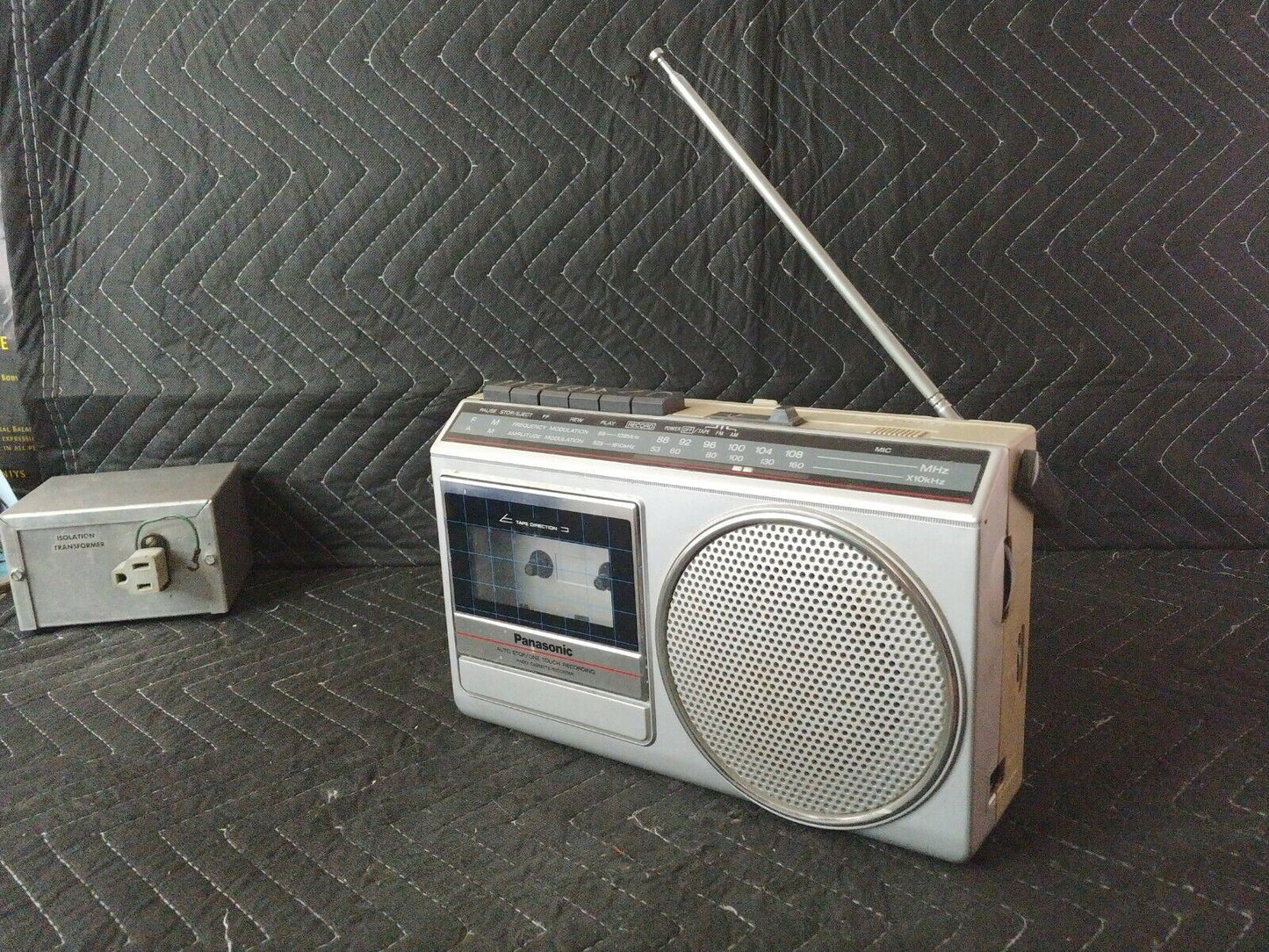 Panasonic RX-1210 Portable Radio - Am/fm Works - Tape Deck needs service