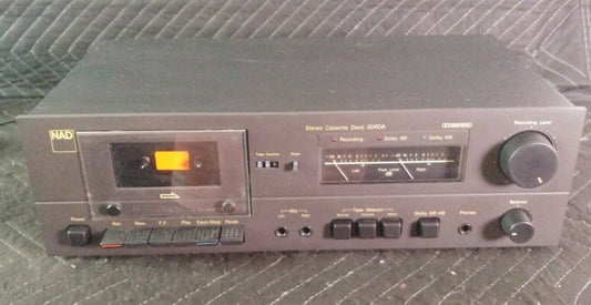 NAD 6040A VINTAGE CASSETTE DECK - Needs Belt Replacement