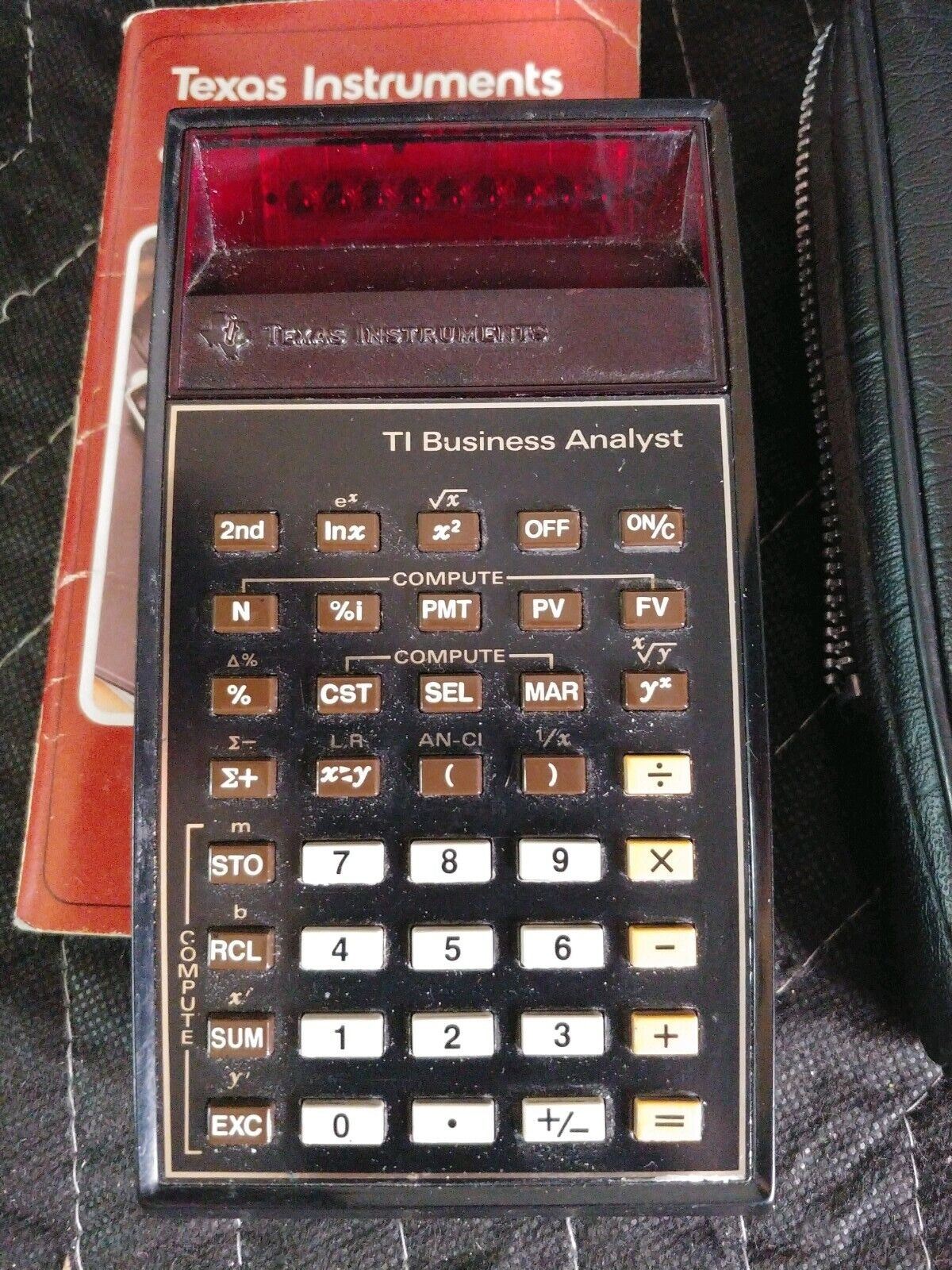 Texas Instruments Ti Cs Cas Vintage Original Texas Instruments TI Business Analyst Calculator, Cas ...