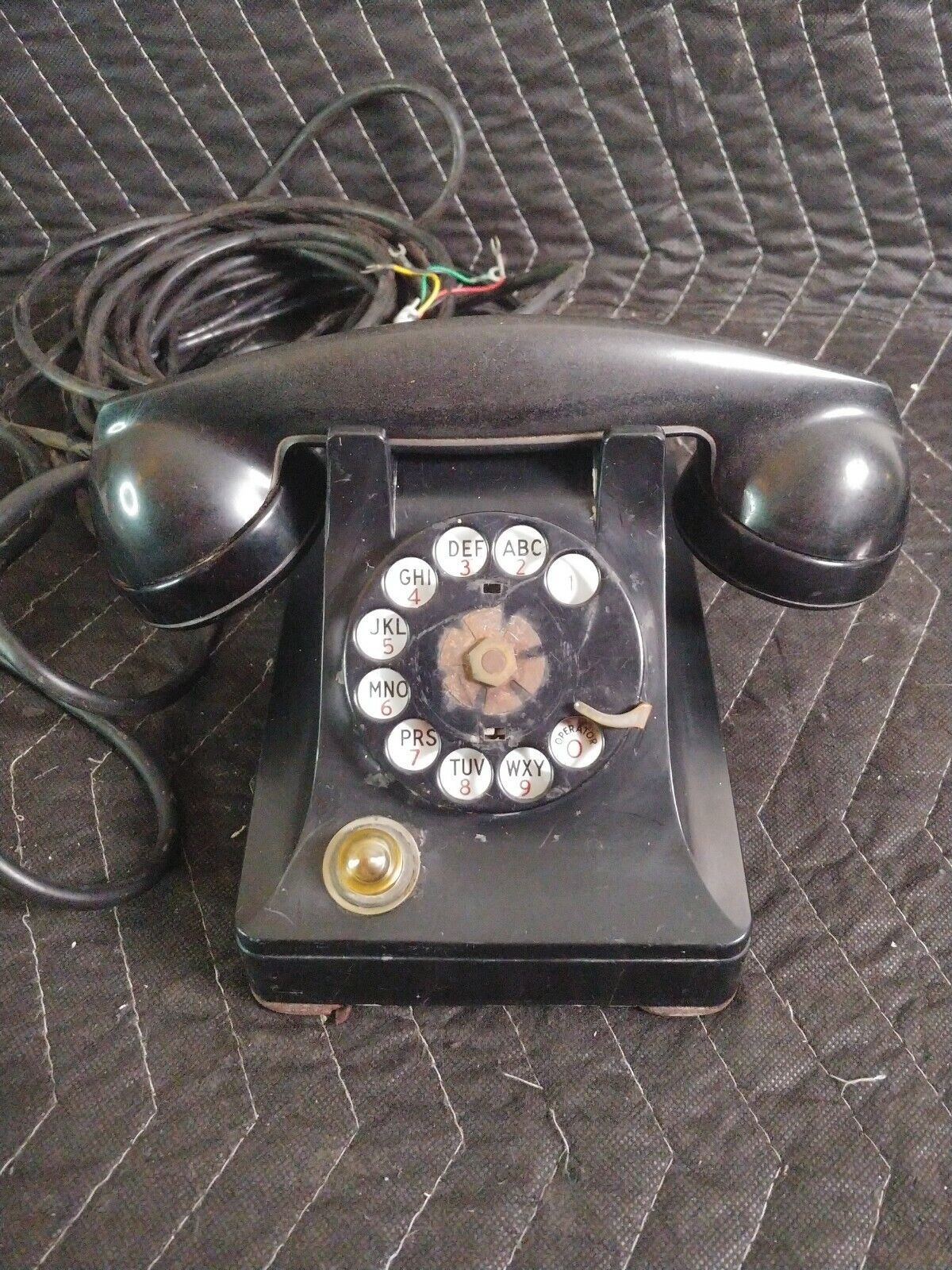 1940's Western Electric F1 302 Rotary Phone w/ original long cord