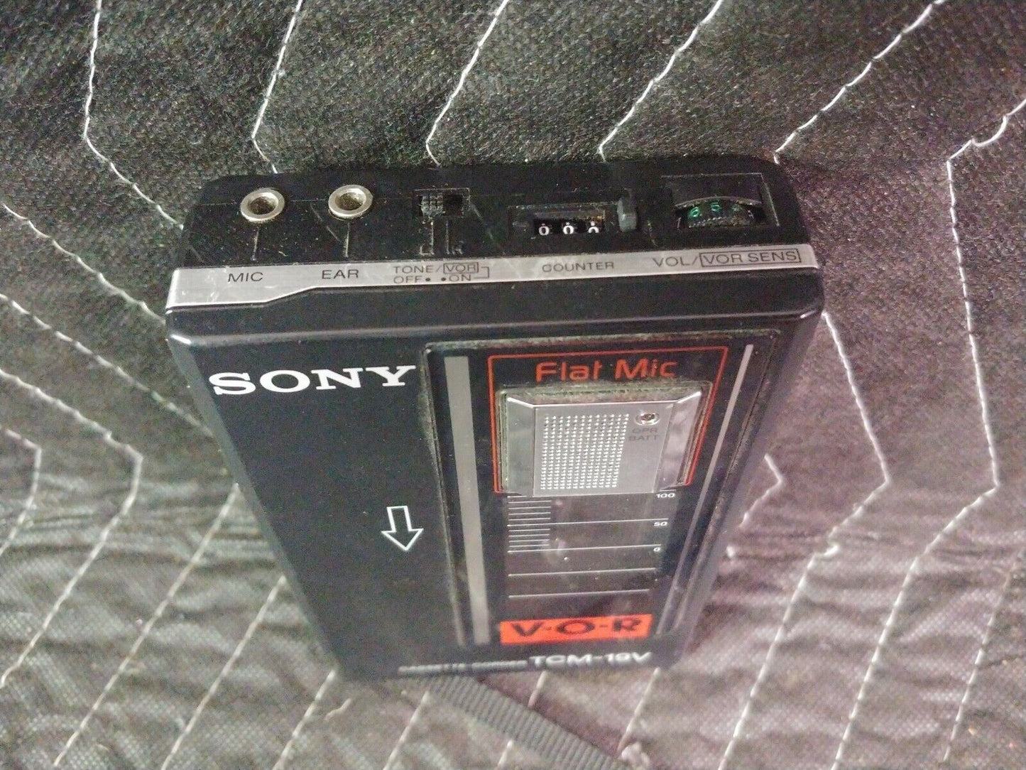 Vintage Sony V-O-R Walkman Cassette-Corder TCM-19V VOR