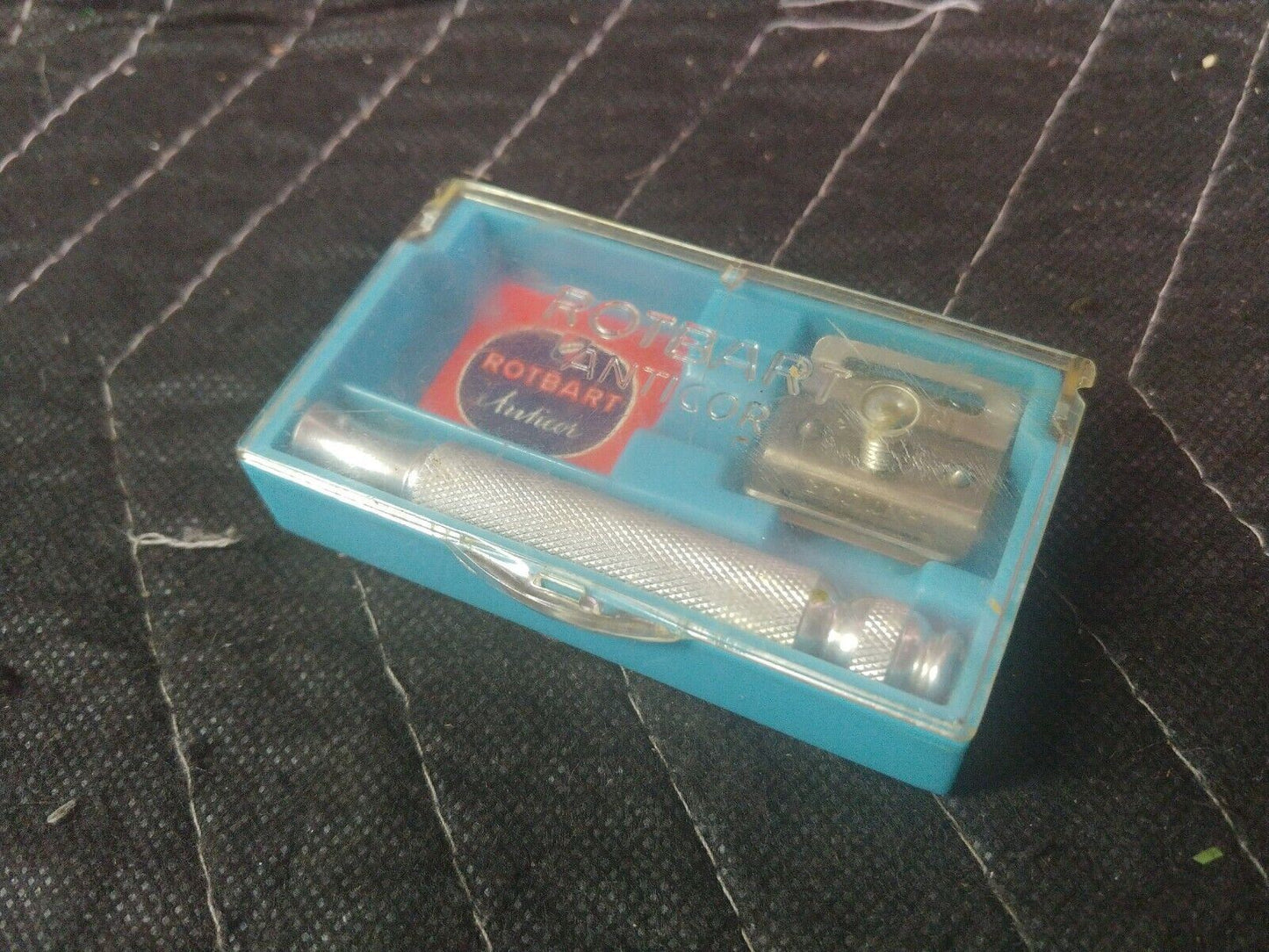 Rotbart Anticor mini head safety razor vintage 1960's in case - Made i ...