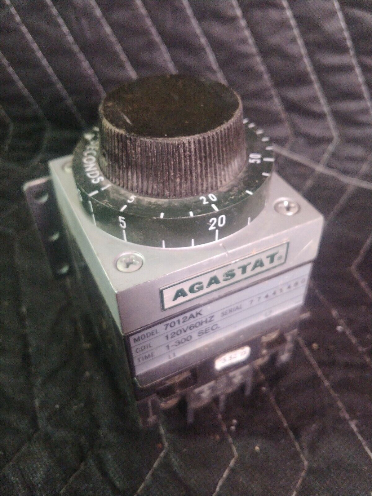 Agastat Timer 7012AK 1-300sec Range 120V Coil Used