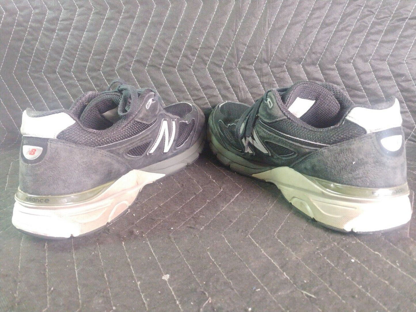 New Balance 990v4 Mens Black Running Walking Shoes Sneakers Made In USA SIZE 14