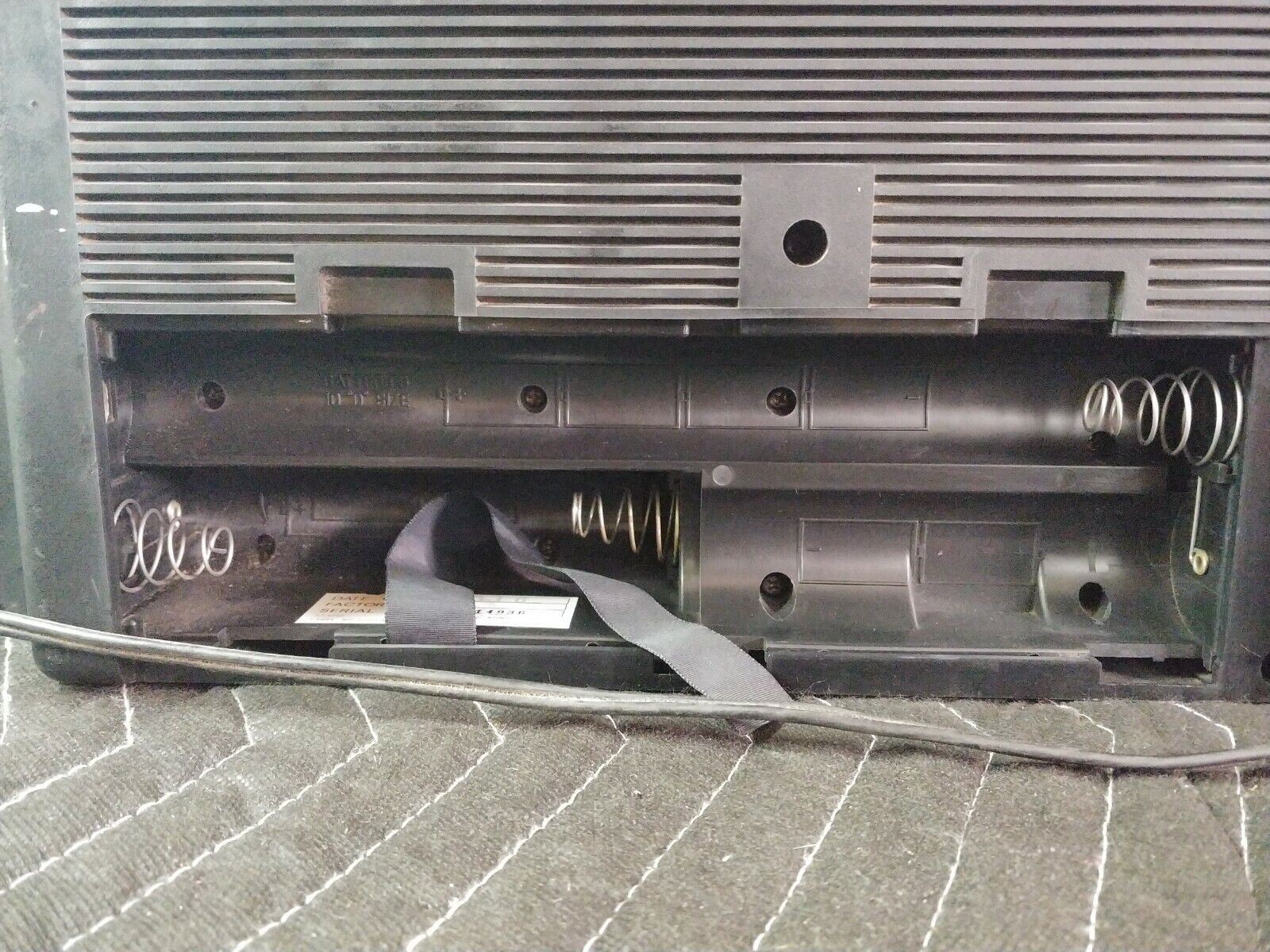 Vintage GE General Electric 3-6000A AM/FM Cassette Boombox Radio – ineedths