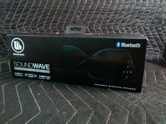 Urban Beatz SOUNDWAVE Portable Wireless Bluetooth Speaker w/Rechargeable Battery