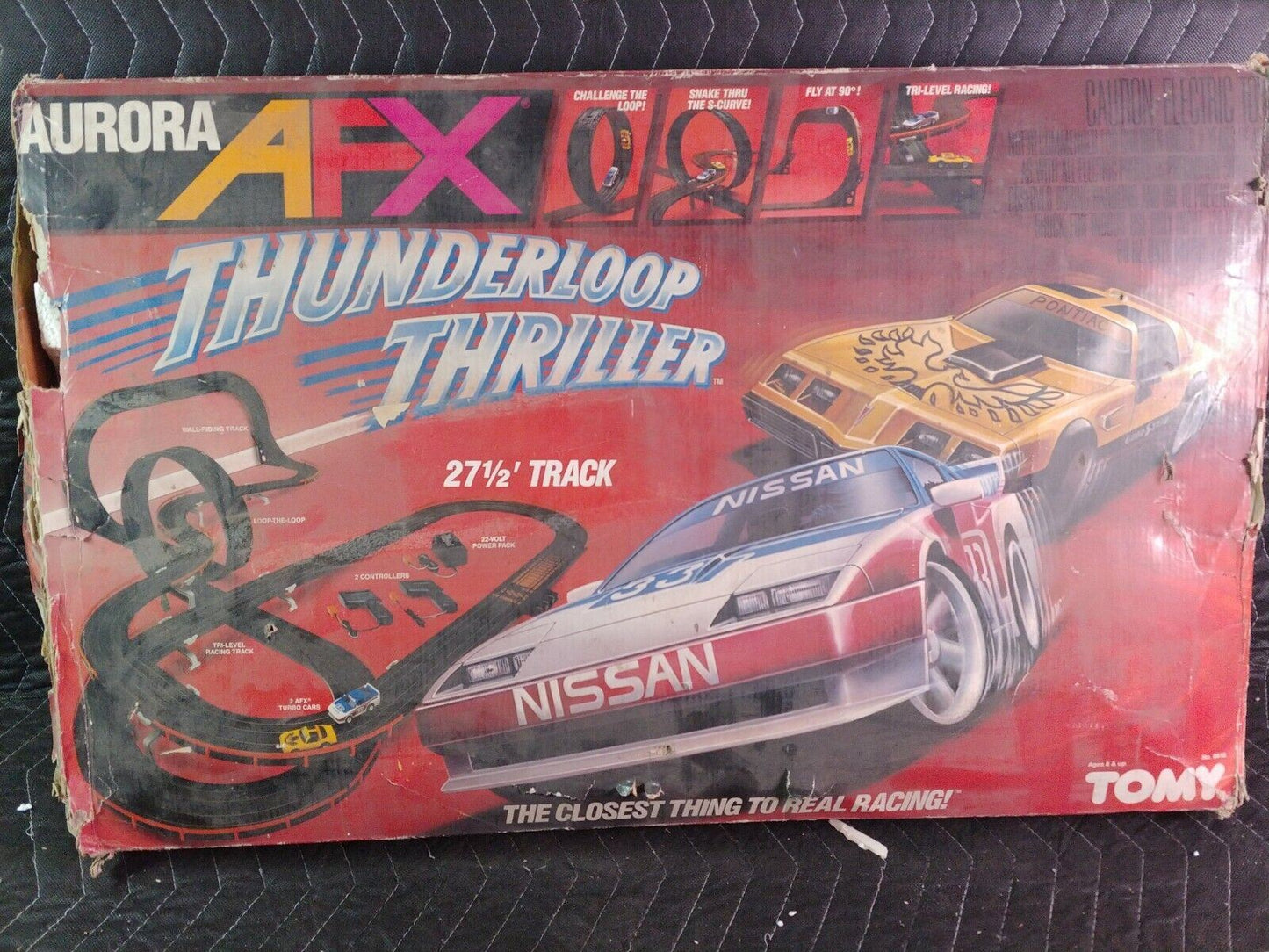 Thunderloop Thriller Race Track No Cars Tomy AFX AURORA FOR PARTS OR NOT WORKING