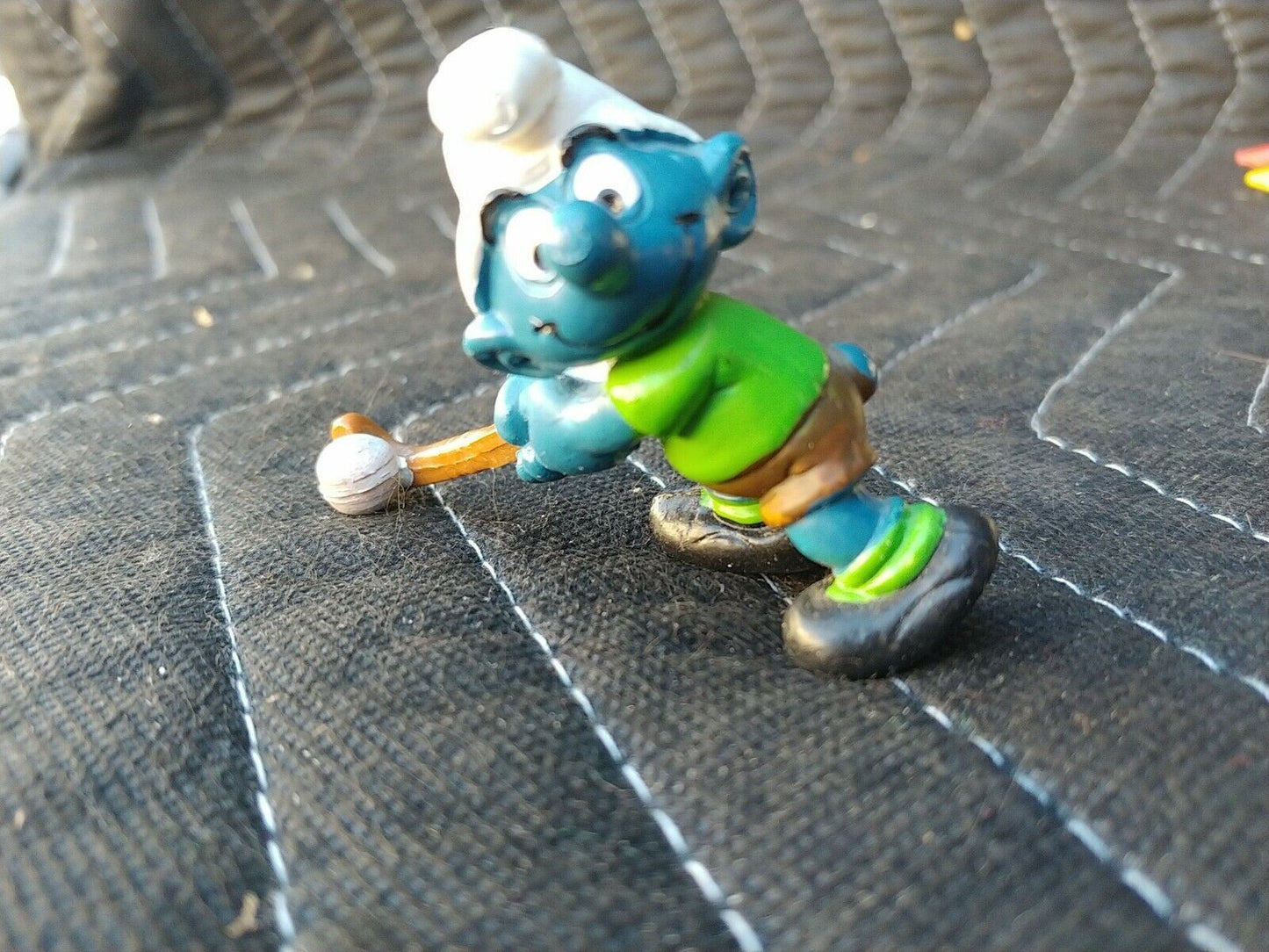 Smurf Figures SCHLEIGH PEYO 1980s Field Hockey Golf Vintage