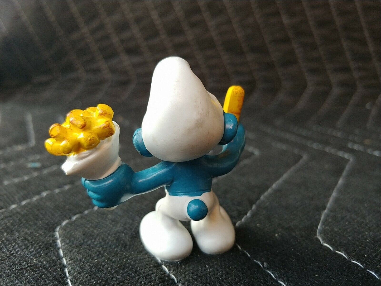 1980 French Fry Smurf Schleich Peyo Made In Hong Kong