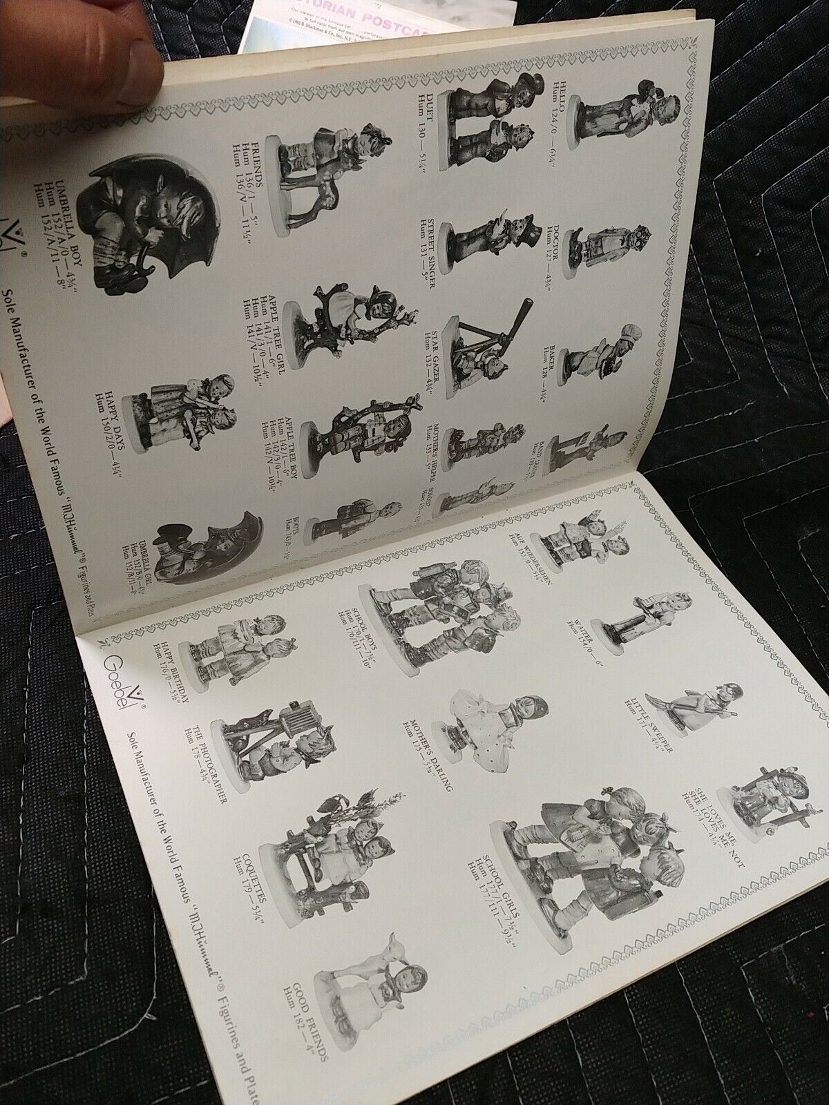 MJ HUMMEL Figurines catalog Goebel & Hummelwerk 1975 Germany Vintage