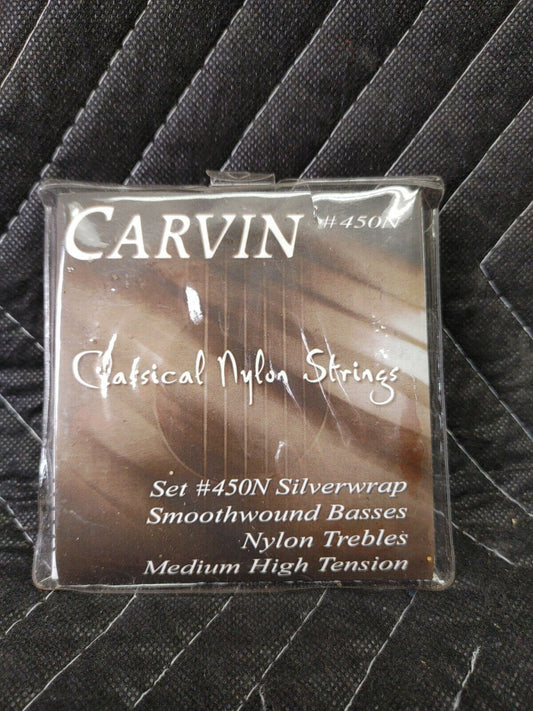 Carvin #450N Classical Guitar Silverwrap Nylon Strings - Medium High Tension NOS