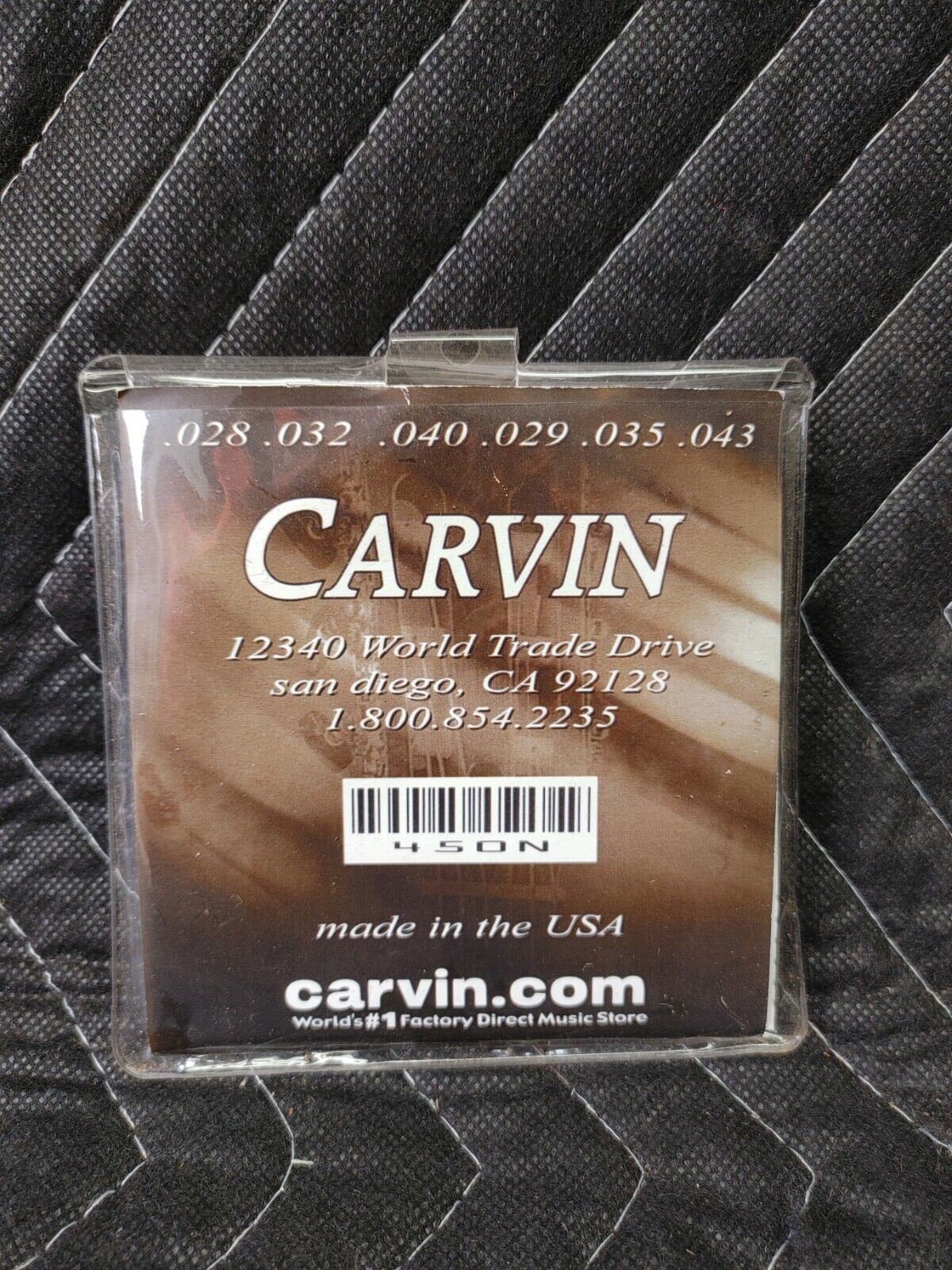 Carvin #450N Classical Guitar Silverwrap Nylon Strings - Medium High Tension NOS