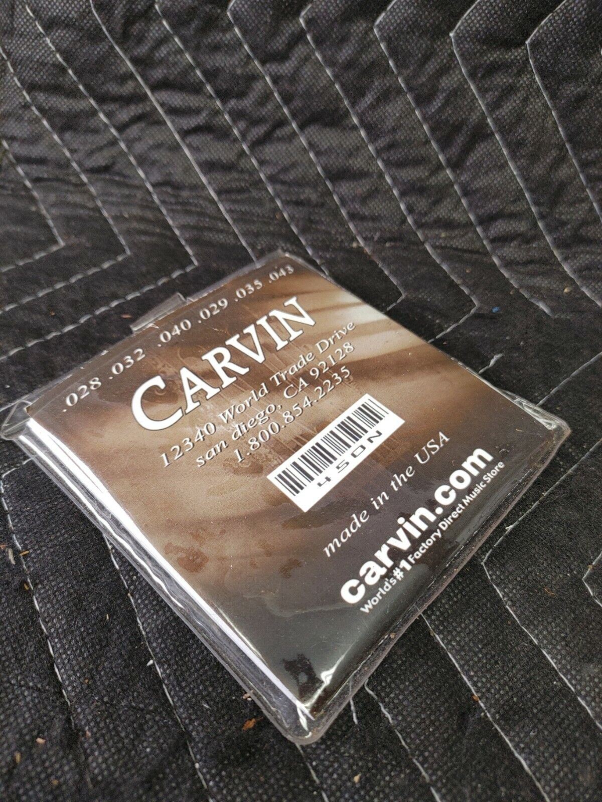 Carvin #450N Classical Guitar Silverwrap Nylon Strings - Medium High Tension NOS
